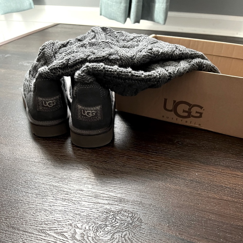 UGG Over the Knee Cable Knit Boots